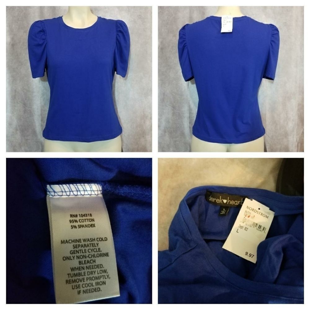 Bundle of 5 Derek Heart Tops NWT‎ - Picture 3 of 6